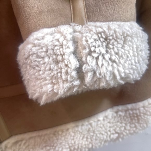 Zara Camel Shearling Jacket - Picture 12 of 12